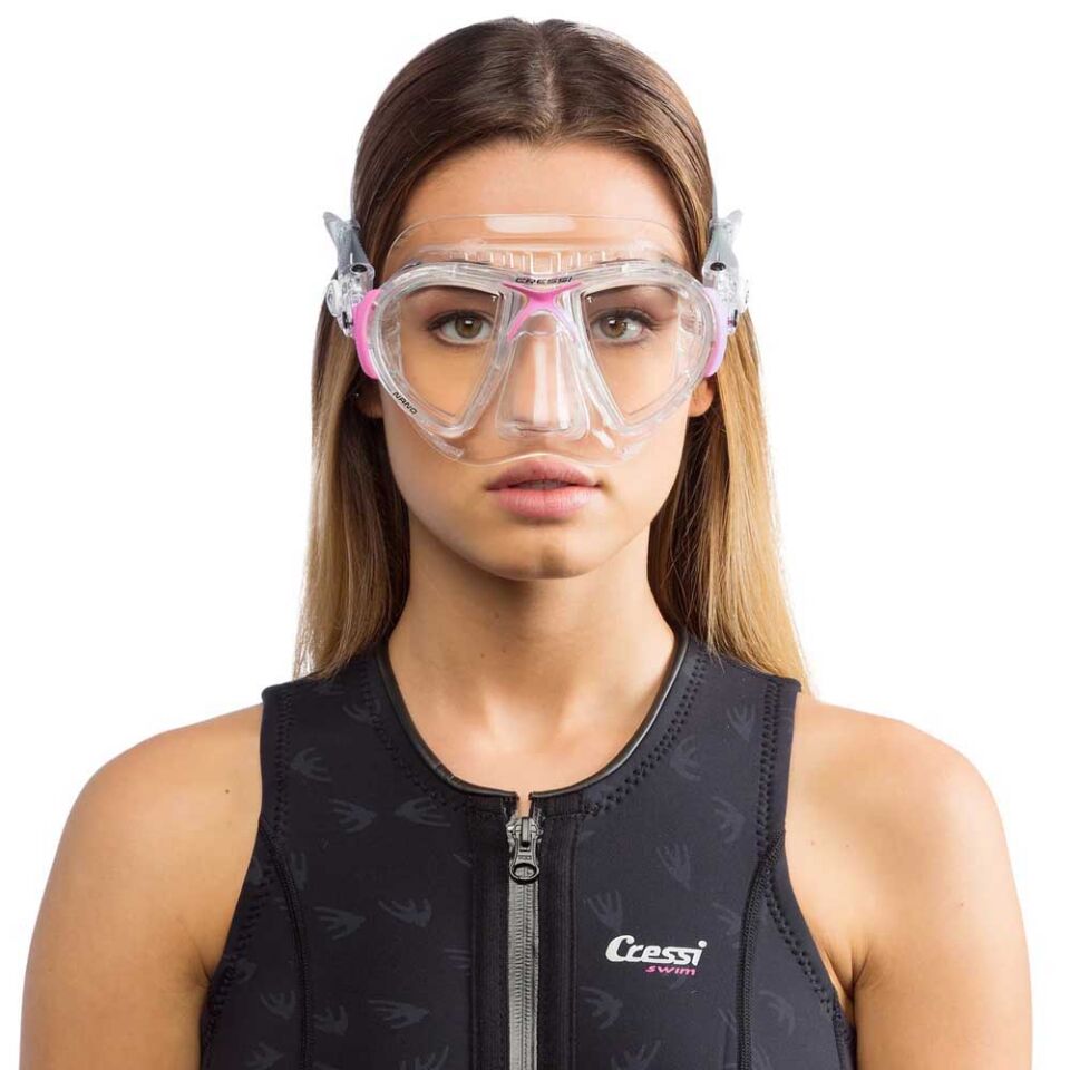 Cressi Nano Dalış Maskesi CLEAR-PINK