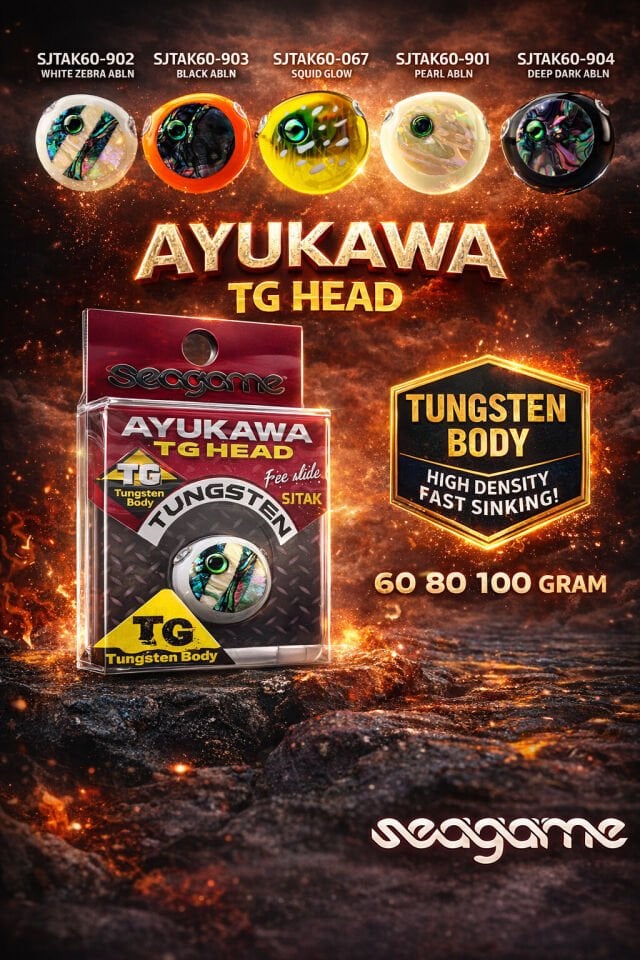 SEAGAME AYUKAWA TG HEAD 100G #067 SQUID GLOW