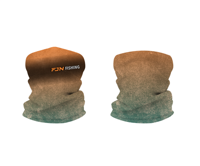 Fujin Neck Gaiter Boyunluk Aqua Orange