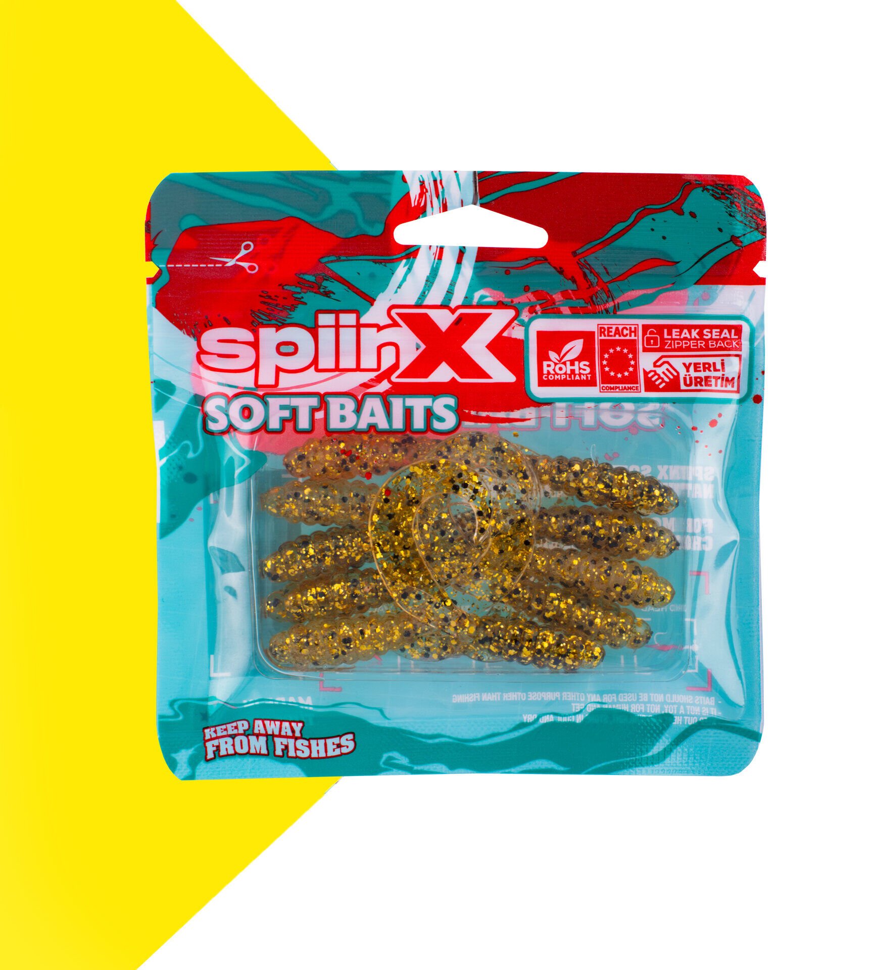 SPIINX CRAZY TAIL KUYRUK 7.5CM 10P GOLDEN EYE