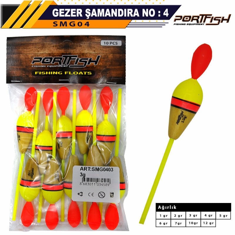 Portfish Balza Şamandıra Gezer no:04 10 Adetli