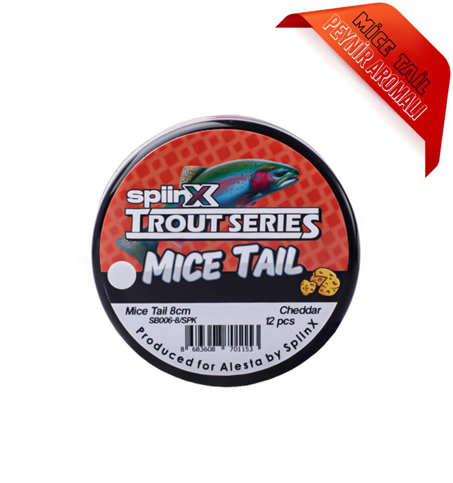 SPIINX MICE TAIL 8CM 12P CHDR-PINEAPPLE CLEAR 32