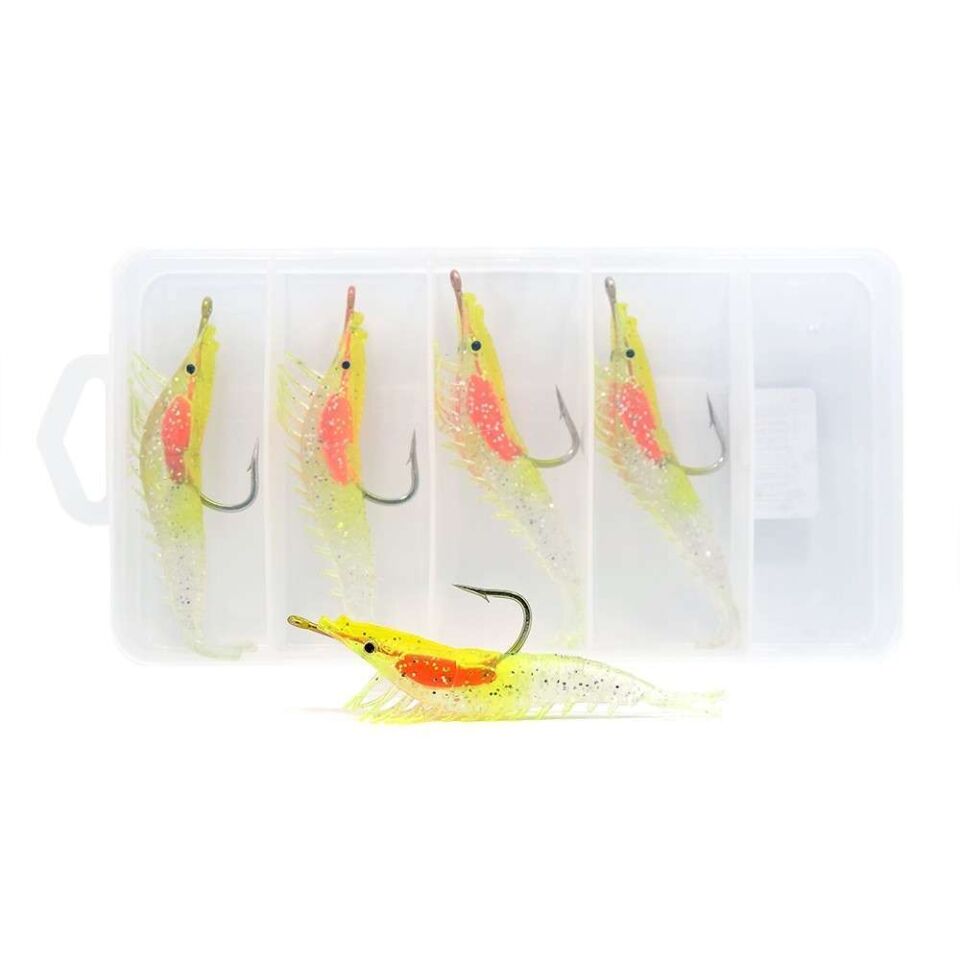 Captain 3066 Silikon Karides 85cm Suni Yem 5li Kutu