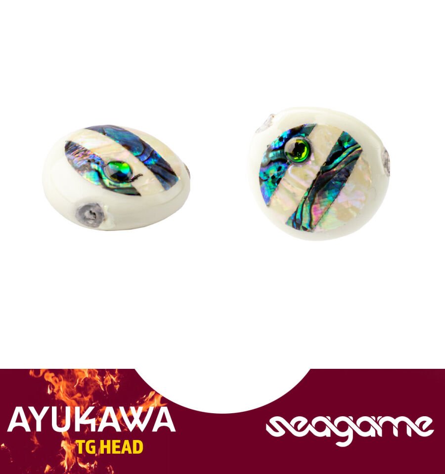SEAGAME AYUKAWA TG HEAD 60G #902 WHITE ZEBRA ABLN