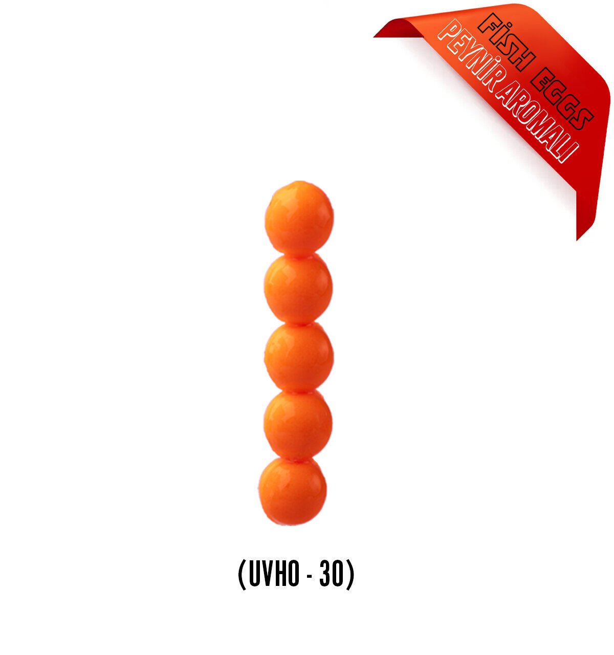 SPIINX FISH EGGS 10MM 25P CHEDDAR UV HOT ORANGE 30 KUTULU