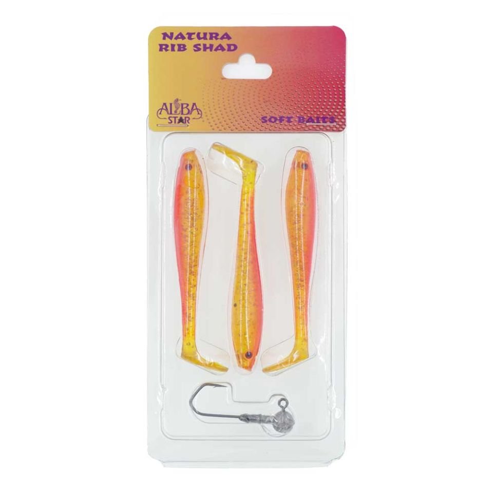 Albastar Natura Rib Shad Sahte Balığı 90MM - 01
