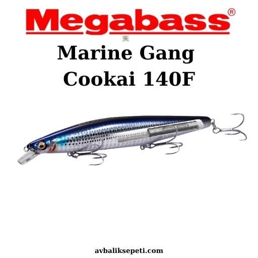 Megabass Marine Gang Cookai 140F Maket Balık