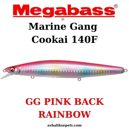 Megabass Marine Gang Cookai 140F Maket Balık