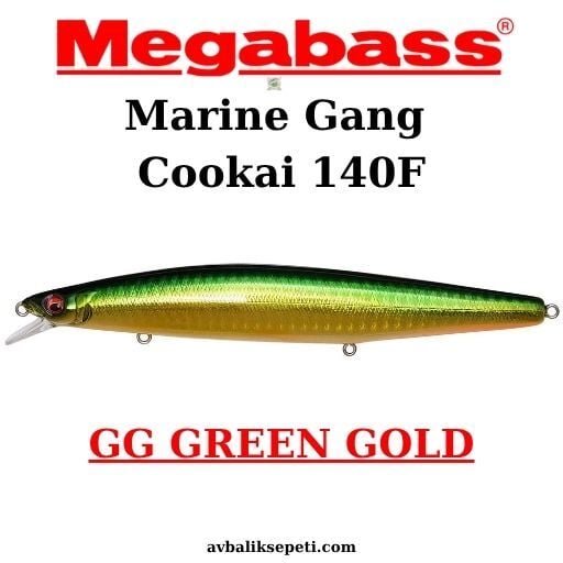 Megabass Marine Gang Cookai 140F Maket Balık