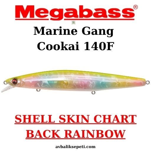 Megabass Marine Gang Cookai 140F Maket Balık