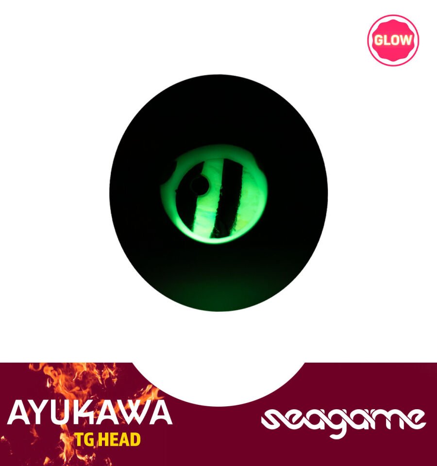 SEAGAME AYUKAWA TG HEAD 80G #902 WHITE ZEBRA ABLN