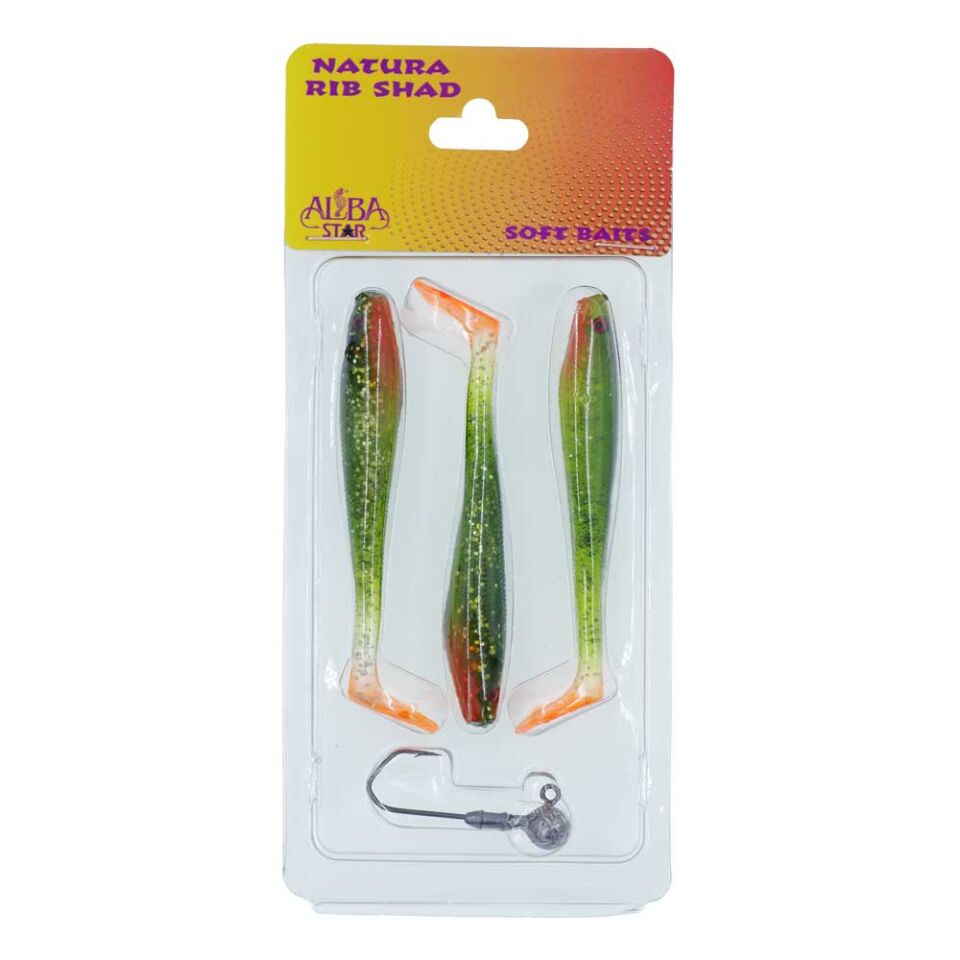 Albastar Natura Rib Shad Sahte Balığı 90MM - 02