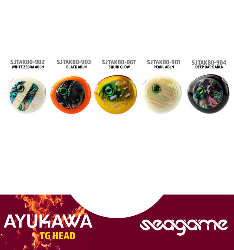 SEAGAME AYUKAWA TG HEAD 80G #904 DEEP DARK ABLN