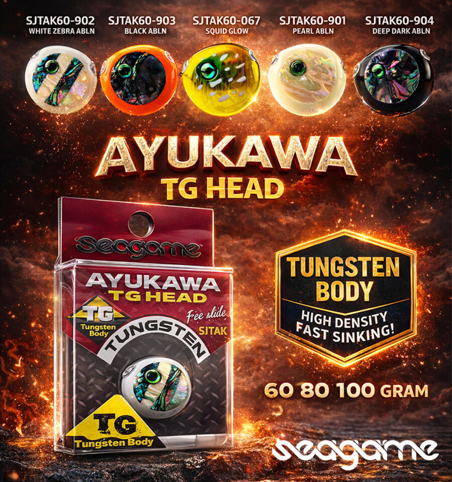 SEAGAME AYUKAWA TG HEAD 80G #904 DEEP DARK ABLN
