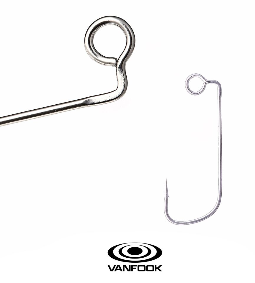 VANFOOK AJ-21S AJY HOOK SILVER 10P #4
