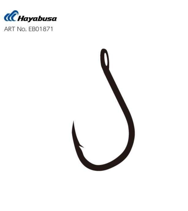 Hayabusa HCHN 018 Delikli Papağan Olta İğnesi Black Nikel