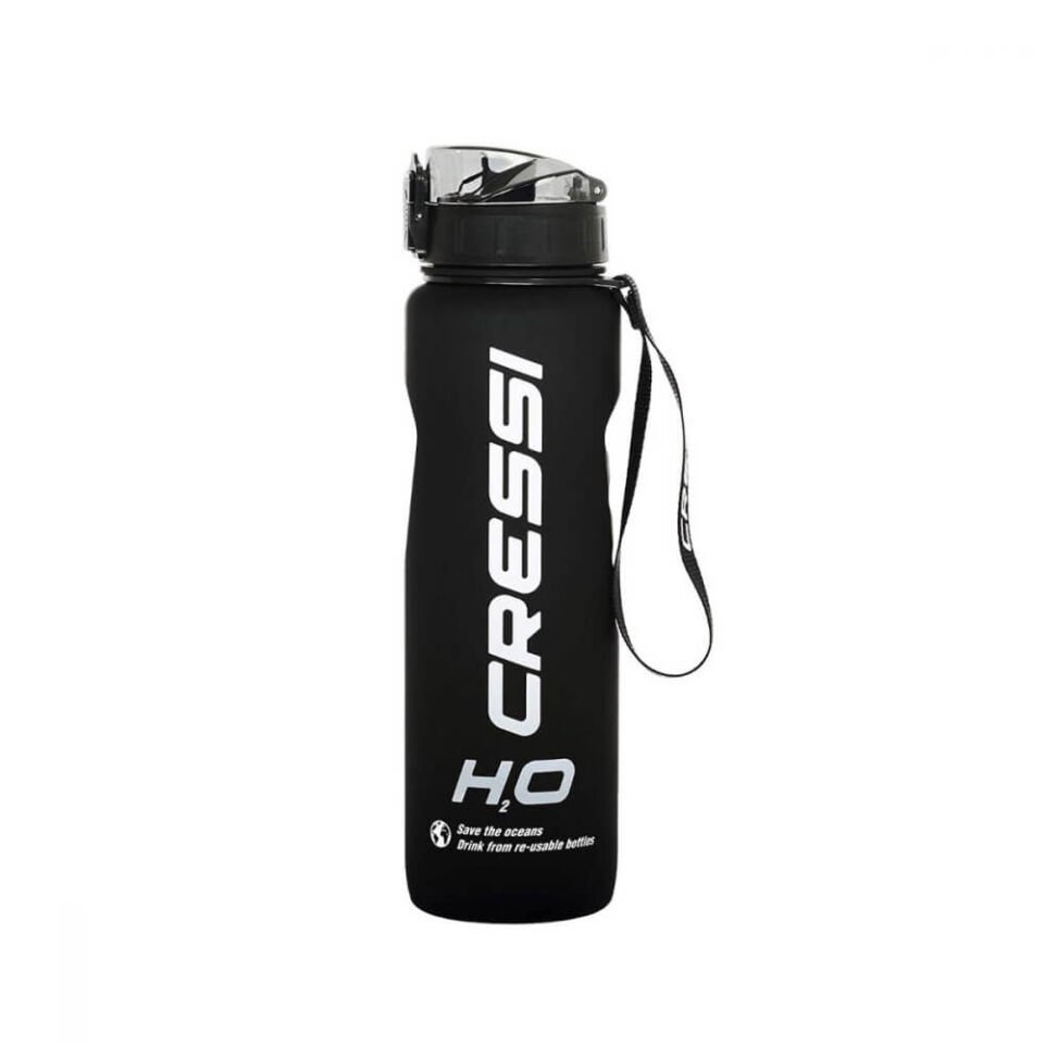 Cressi H2O Frosted Cam Termal Suluk SİYAH - 1 LT