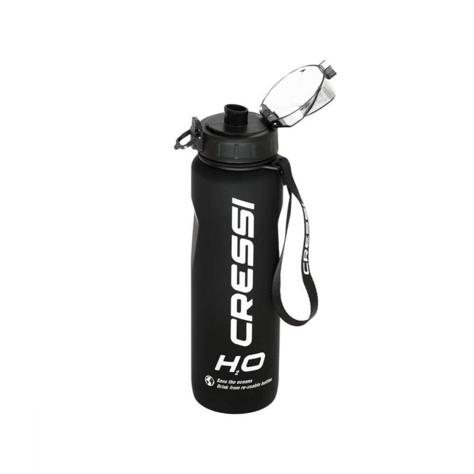 Cressi H2O Frosted Cam Termal Suluk SİYAH - 1 LT