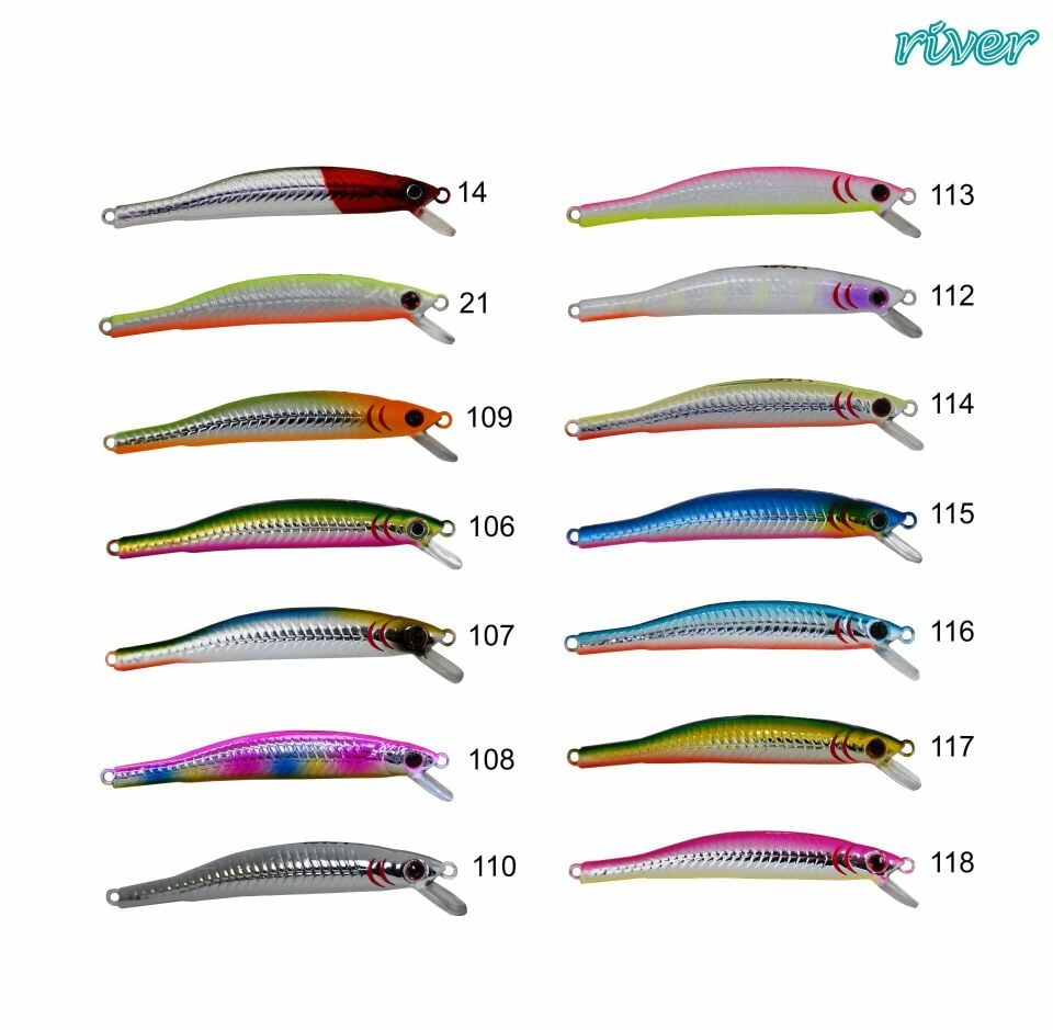 RIVER  SPEEDY 80F 8CM 4.8 GR, 04-1.2MT