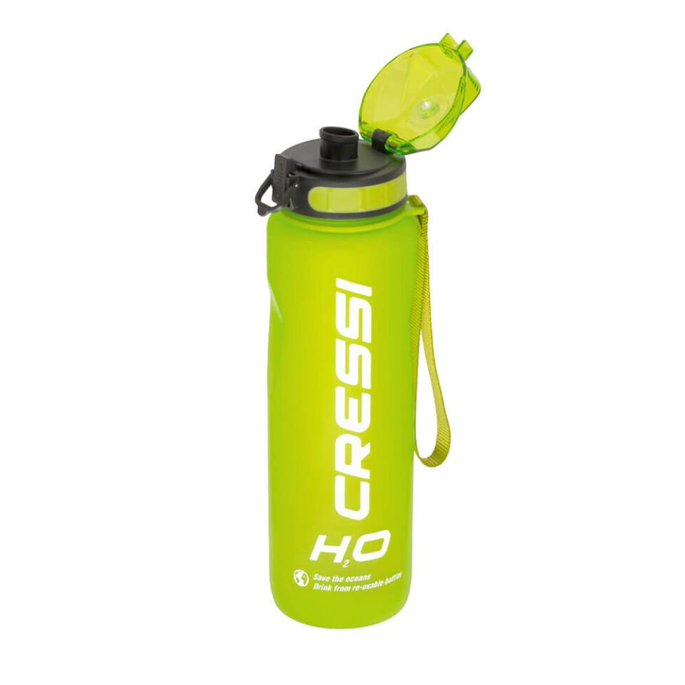 Cressi H2O Frosted Cam Termal Suluk 1 LT - FOSFOR YEŞİL