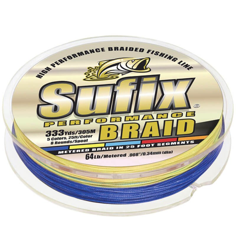 Sufix Performance Braid İp Misina MULTICOLOR - 0.38MM - 300MT - 27.4KG