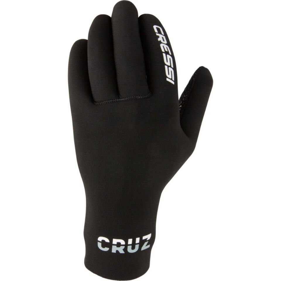 Cressi Cruz Dalış Eldiveni BLACK - 3MM - 2XL - NO:6