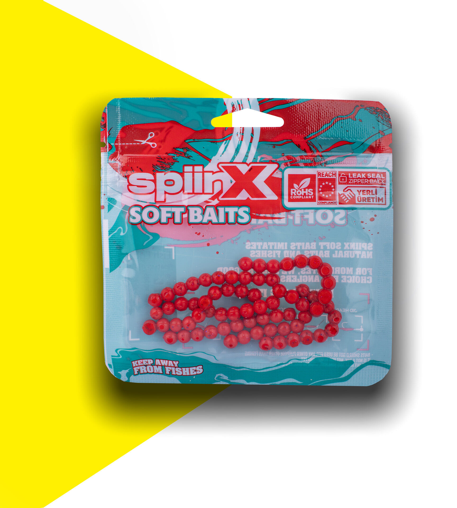 SPIINX EGG 6MM 70P HOT RED