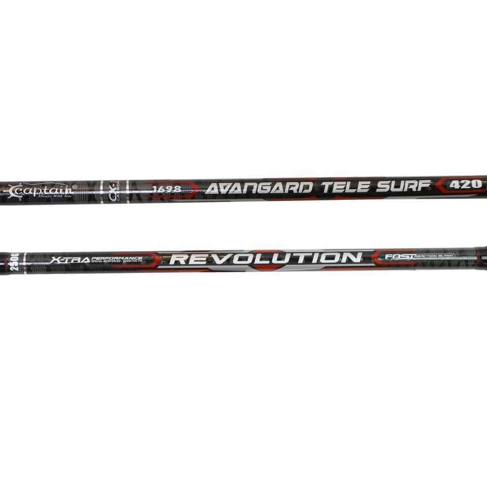 Captain 1698 Avangard 420cm Tele Surf Kamış 100-250gr  Atar