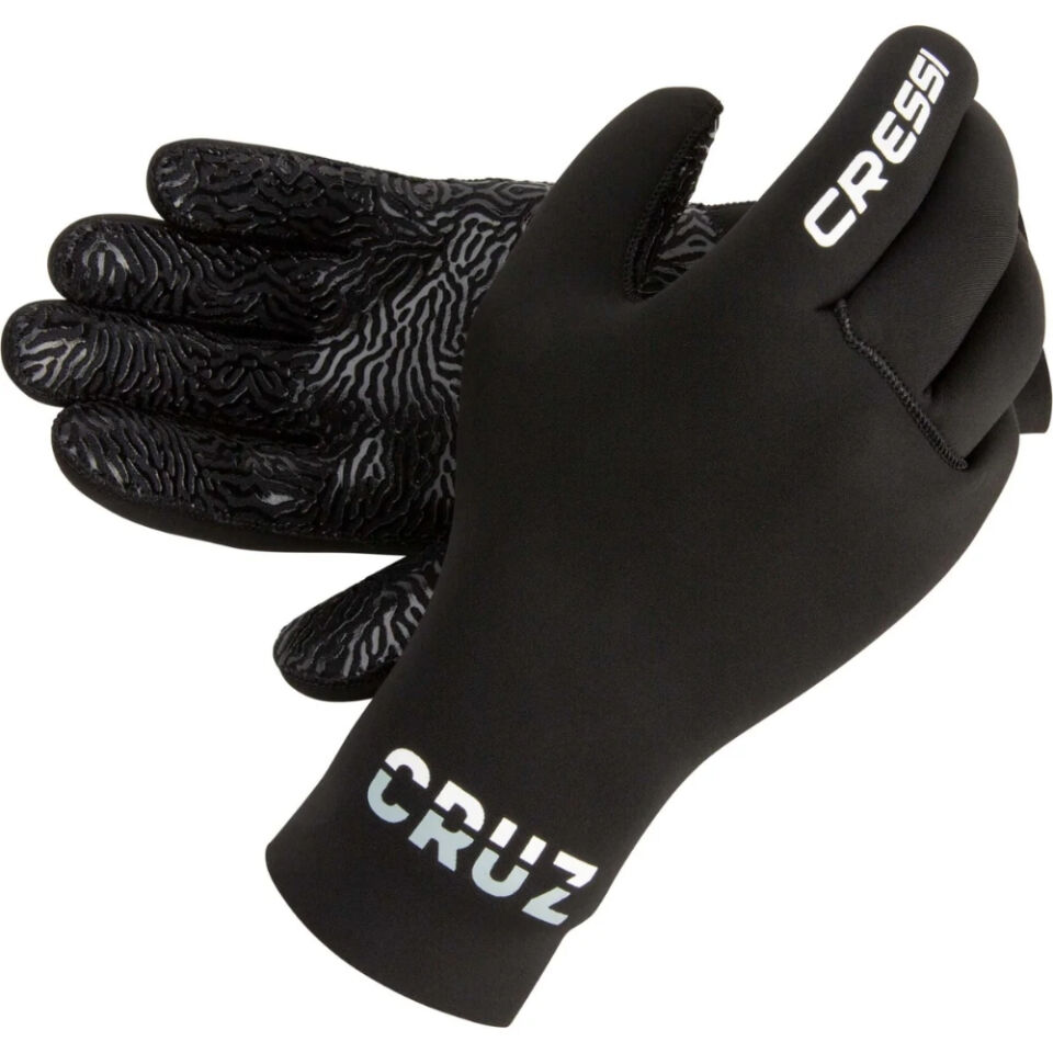 Cressi Cruz Dalış Eldiveni BLACK - 3MM - XL - NO:5