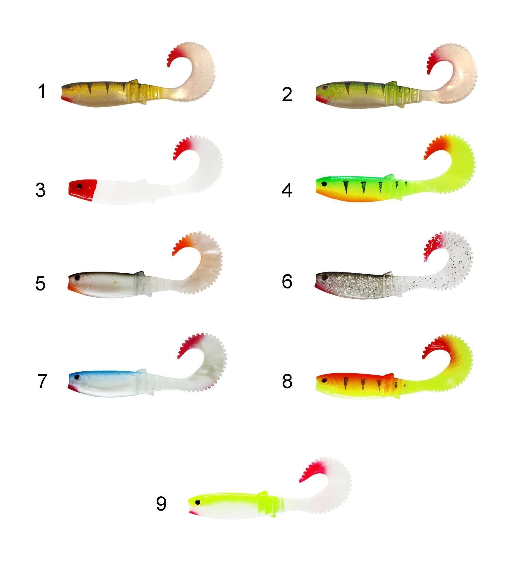 Captain 3571 Taifun Soft 10cm Levrek Silikonu 5li Paket Suni Yem