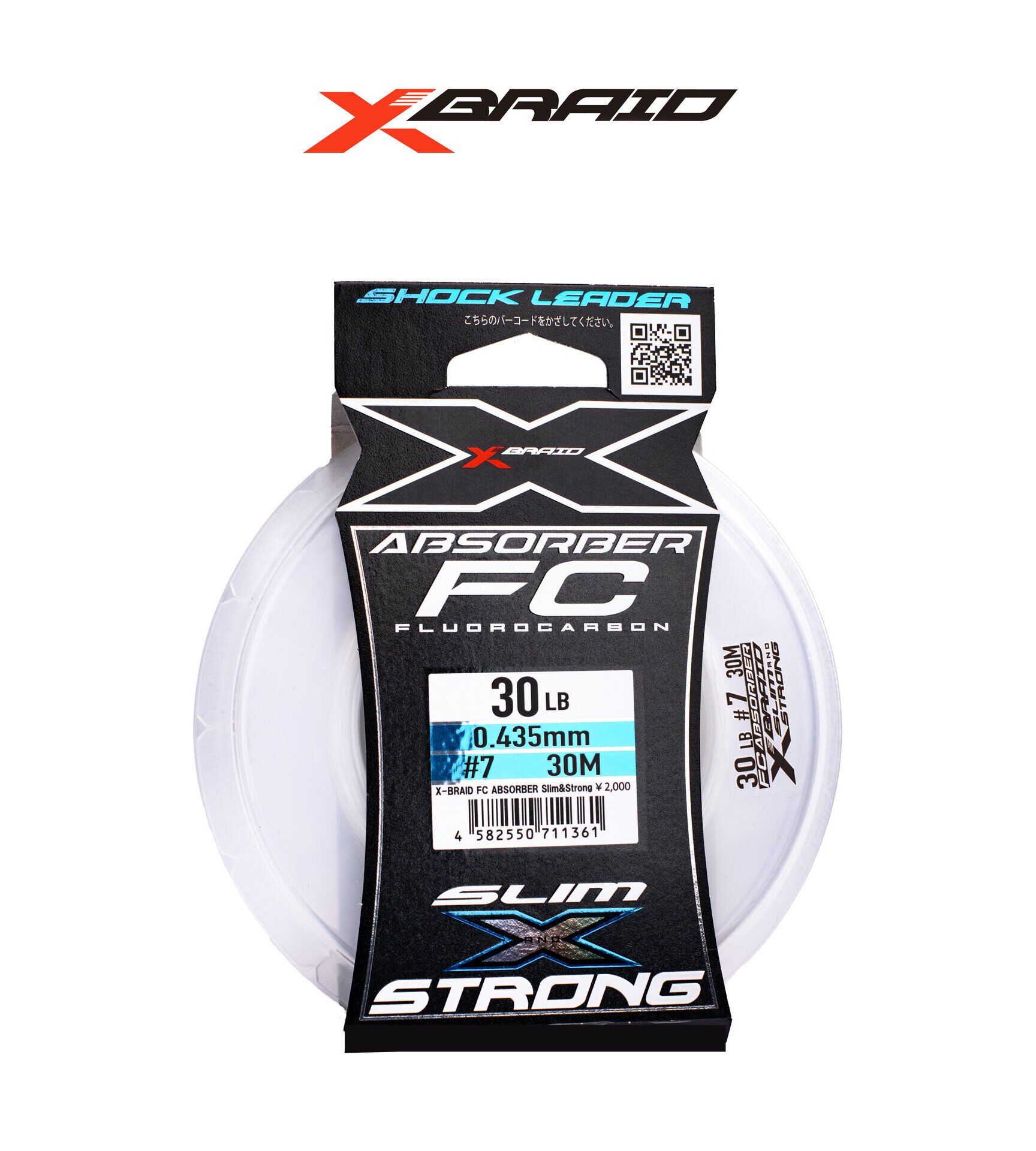YGK X021 ABSORBER SLIM&STRONG FC 30M 13.61KG 0.435