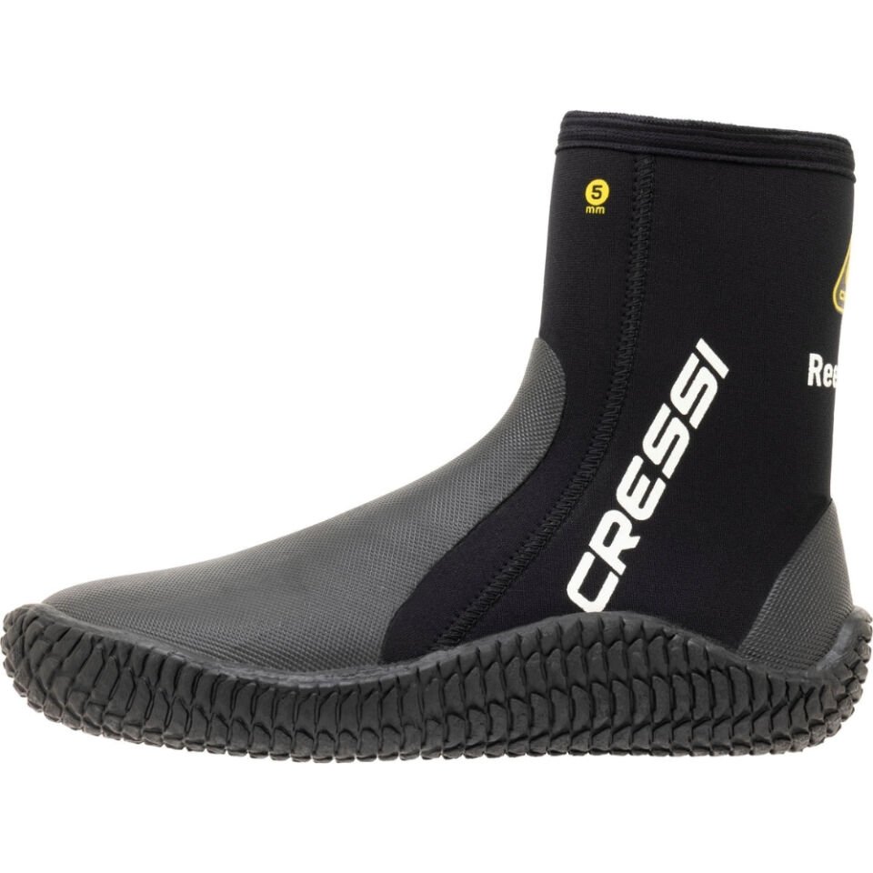 Cressi Reeftech Dalış Çizmesi BLACK - 5MM - 2XL -46-47