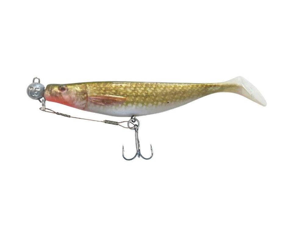 Balzer 16100 Silikon Yemler İçin Çelik Telli Spiral Kafa Rig 55cm Standart