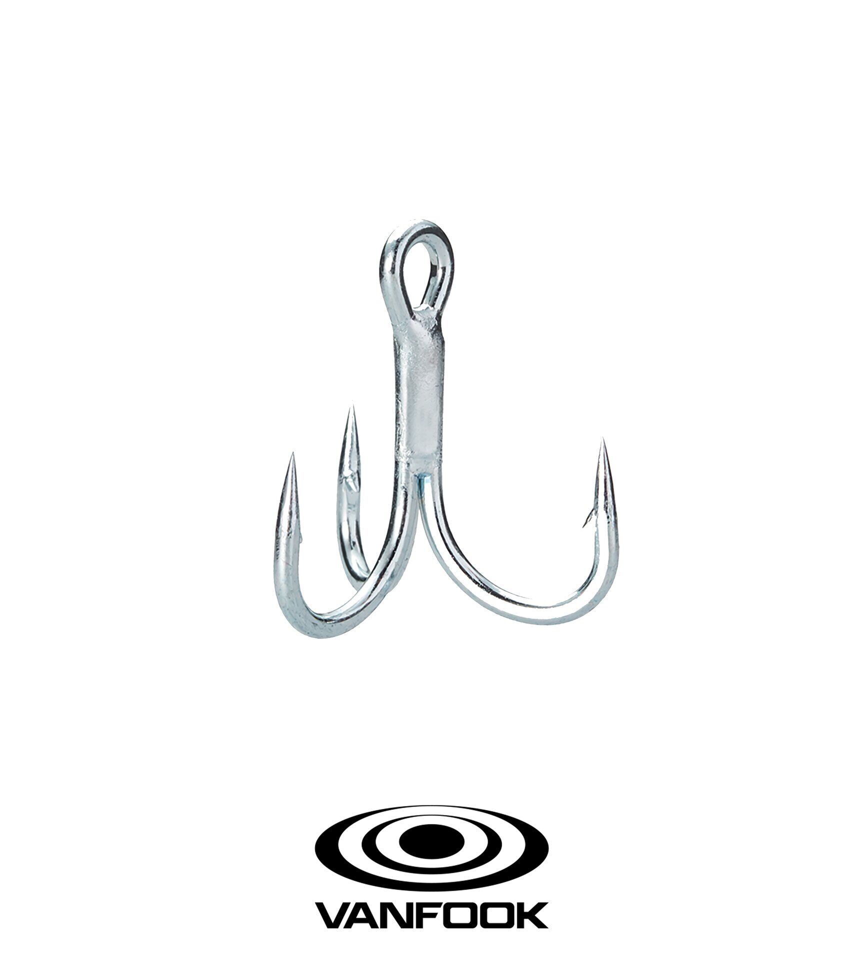 VANFOOK CT-78 TREBLE SH SILVER 4P #2/0