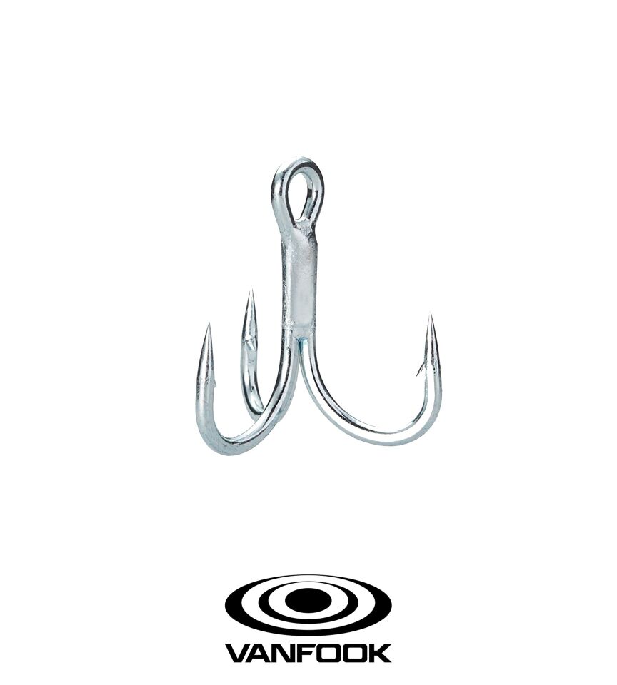 VANFOOK CT-78 TREBLE SH SILVER 4P #2/0