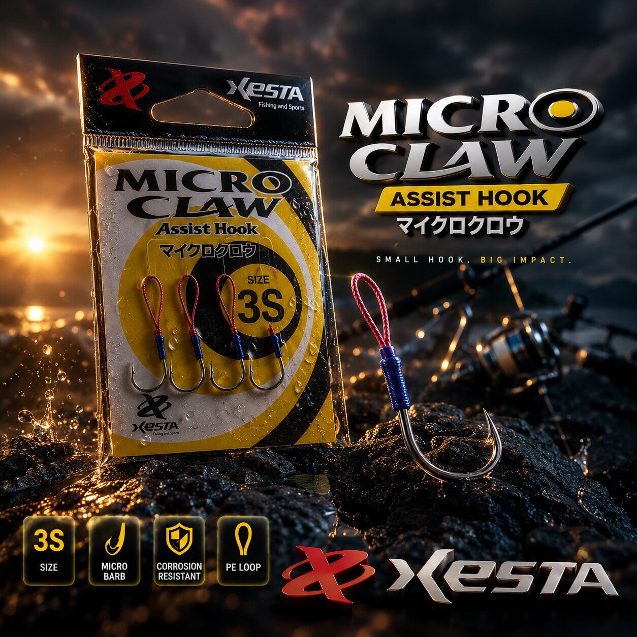 XESTA MICRO CLAW ASSİST 3S 4P