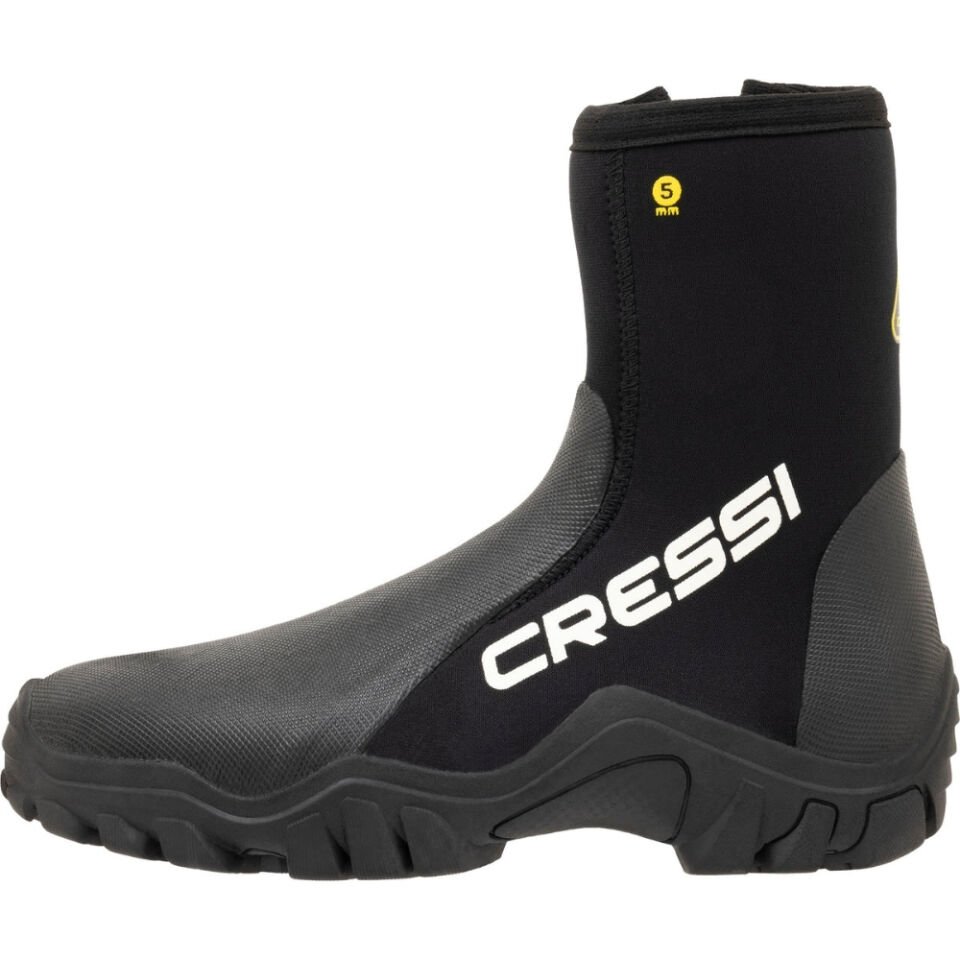 Cressi Reeftech RS Dalış Çizmesi BLACK - 5MM - L -42-43