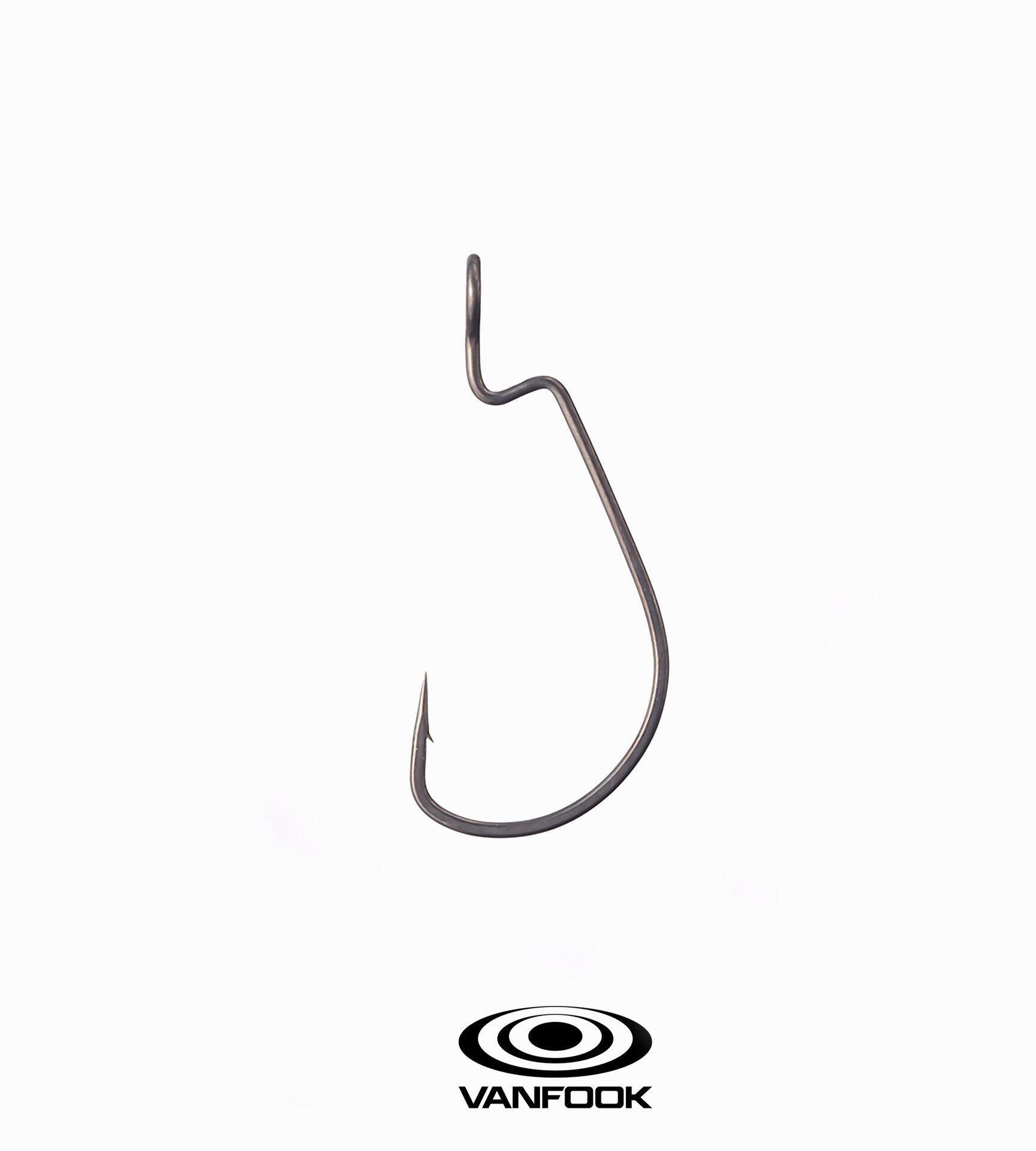 VANFOOK WORM-48F LARGE EYE FS BK 7P #4