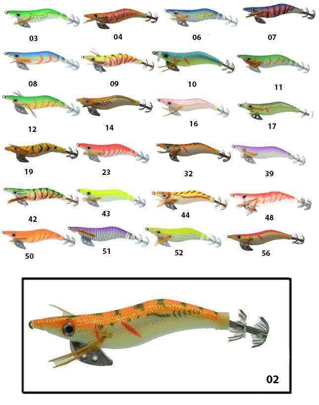 Captain 3017 Kalamar Zokası 10cm Wanted UV Squid Size 25