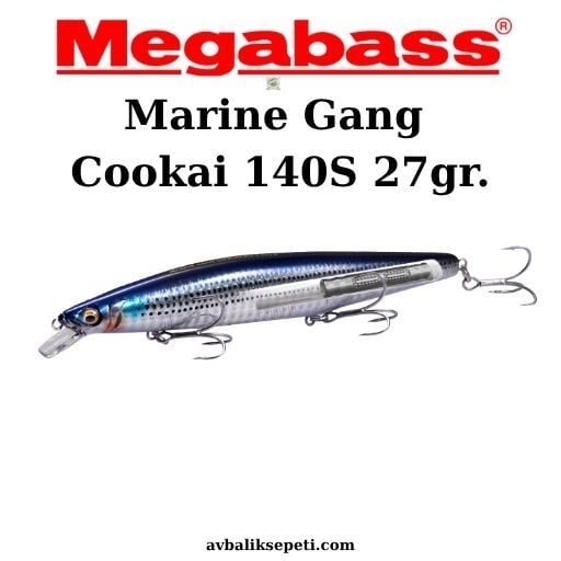 Megabass Marine Gang Cookai 140S Maket Balık