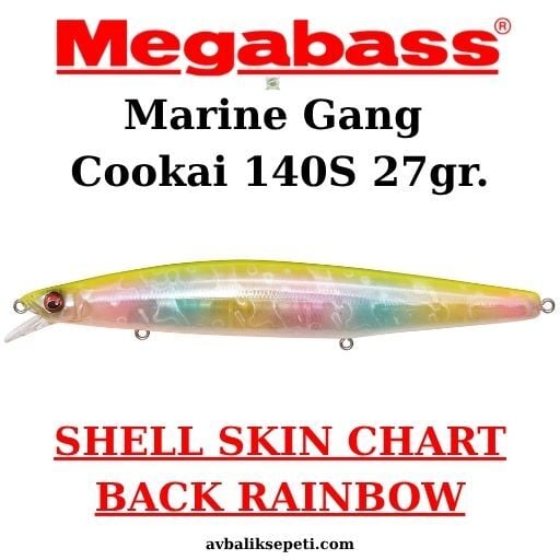 Megabass Marine Gang Cookai 140S Maket Balık