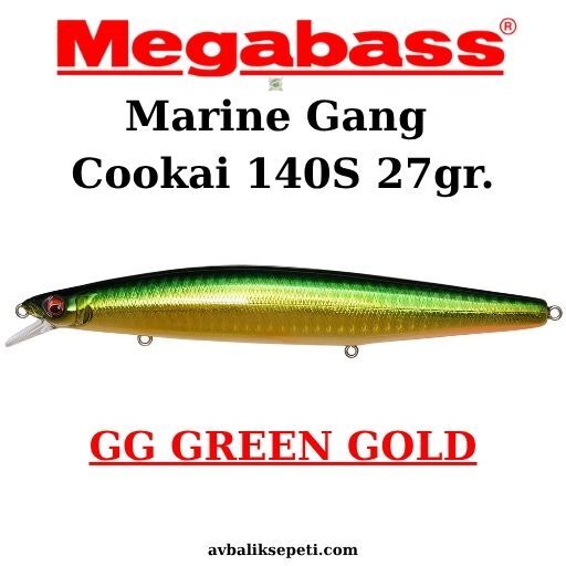 Megabass Marine Gang Cookai 140S Maket Balık