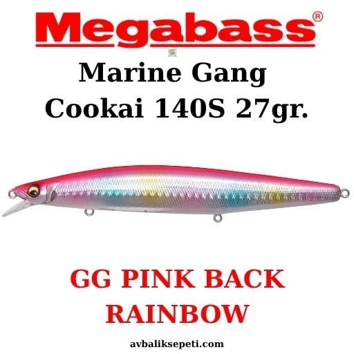 Megabass Marine Gang Cookai 140S Maket Balık