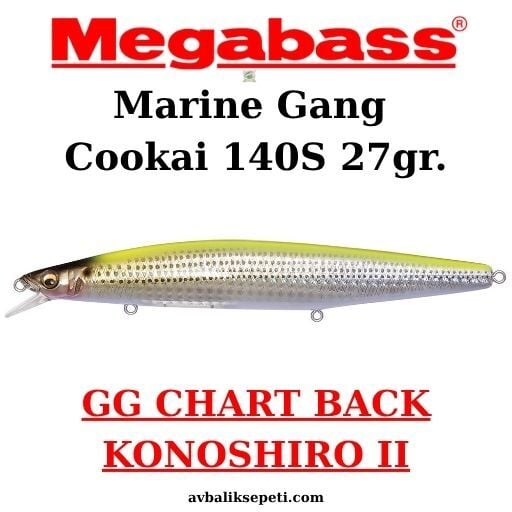 Megabass Marine Gang Cookai 140S Maket Balık