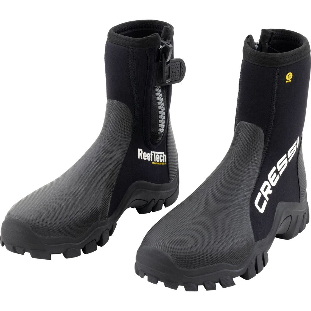 Cressi Reeftech RS Dalış Çizmesi BLACK - 5MM - XL -44-45