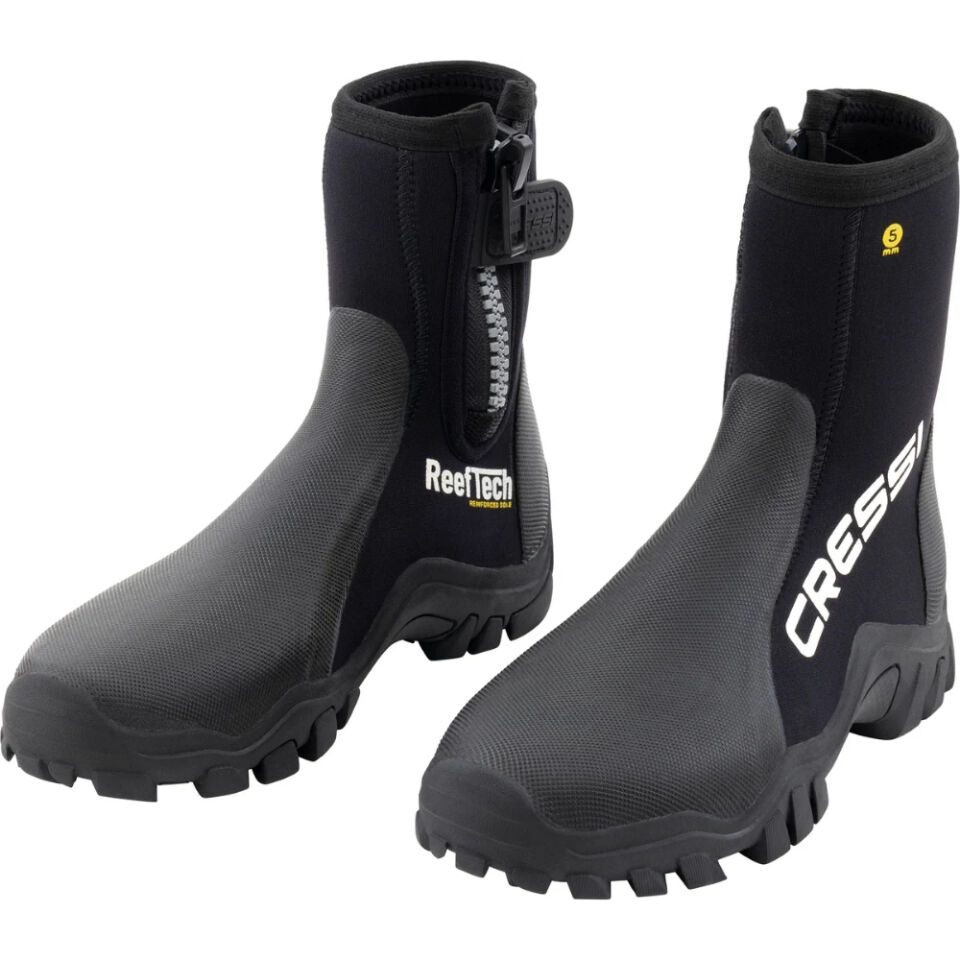 Cressi Reeftech RS Dalış Çizmesi BLACK - 5MM - XL -44-45