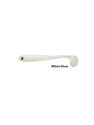 Fujin Bomb Shad 85mm Slikon Balık White Glow