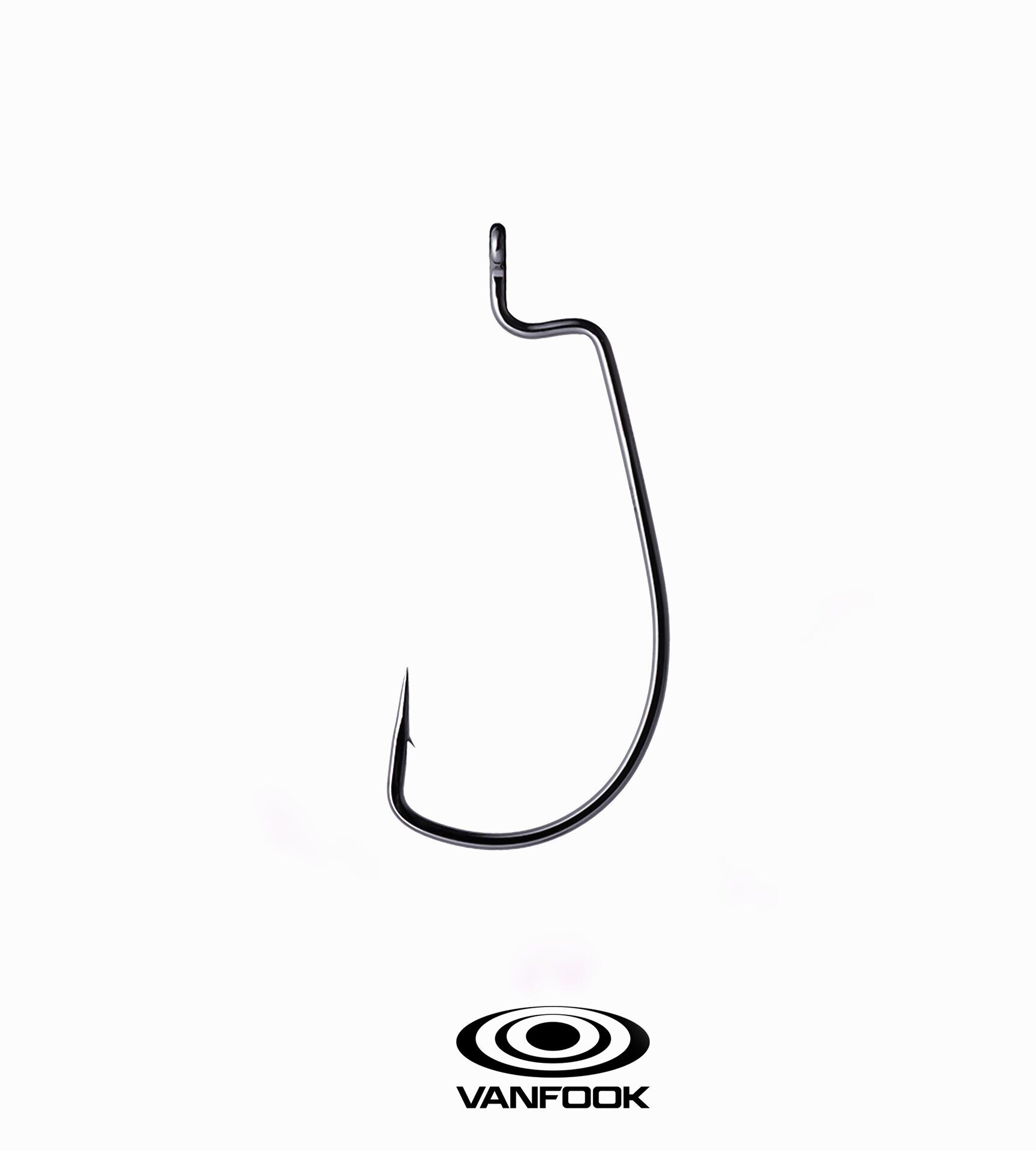 VANFOOK WORM-55B FLAT NS BLACK 8P #1/0