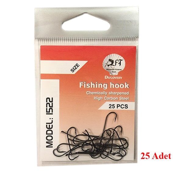 T. DFT 1522 Siyah Olta İğnesi No:07 1/25