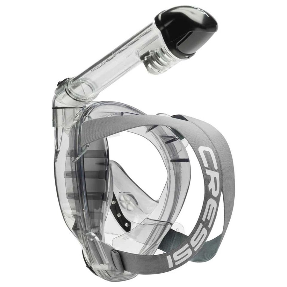 Cressi Knight Tam Yüz Maske SMOKED/CLEAR - M/L